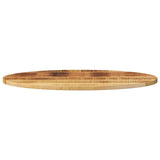 Table Top 110x40x3.8 cm Oval Solid Wood Mango 370831