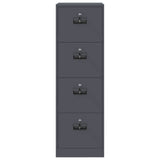 File Cabinet with Drawer 2 pcs Anthracite 44 x 50 x 139 cm 3406156