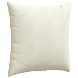 Sofa Pillows 2 pcs Cream 80 x 80 cm Corduroy Fabric 42014066