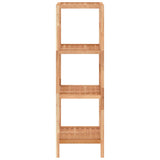 ZNTS Bathroom Shelf 35.5x35.5x112.5 cm Solid Wood Walnut 350364