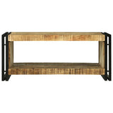 Coffee Table Brown 90 x 50 x 38 cm Solid rough mango wood 4104715