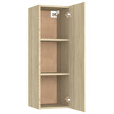 TV Cabinets 2 pcs Sonoma Oak 30.5x30x90 cm Engineered Wood 803351
