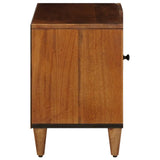 TV Cabinet with Storage Walnut 80 x 33 x 46 cm Solid Mango Wood 4018239