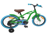 Kids Bike 16'' for 4-6 Years Old Green 42009325