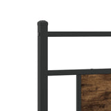 Bed Frame without Mattress Smoked Oak 90x200 cm Engineered Wood 4106754