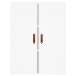 Highboard White 69.5x34x180 cm Engineered Wood 3199913