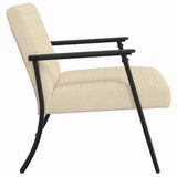Armchair Cream 59 x 75 x 78 cm Fabric 42017676