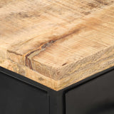 TV Cabinet 90x30x41 cm Rough Mango Wood 320662
