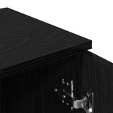 Sideboard 2 pcs Black Oak 30 x 30 x 70 cm Engineered Wood 862099