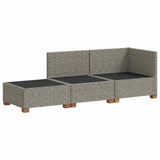3 pcs Rattan Lounge Set with Cushions GENDT Natural Rattan 3429877