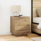 Bedside Cabinet with Drawer 2 pcs Artisan Oak 45 x 40 x 55 cm 863060