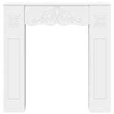 Fireplace Surround White 102 x 20 x 102 cm Engineered Wood 8006633
