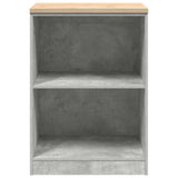 Garage Storage Cabinet Concrete Grey 60x51x85 cm Solid Wood Pine 860547