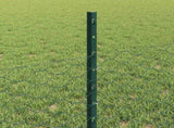 Welded Wire Fence 25 x 0.5 m PVC-Coated Steel Green 3336706
