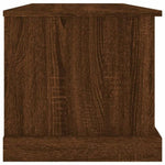 ZNTS Storage Box Brown Oak 70x40x38 cm Engineered Wood 816511