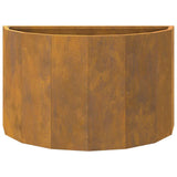 Planter Rusty 60 x 30 x 35 cm Weathering Steel 883702