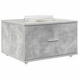 Drawer Cabinet with Wheel Concrete Grey 55 x 45 x 31 cm 869309