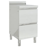 Commercial Kitchen Cabinet with 2 Drawers 50x60x96 cm 151178