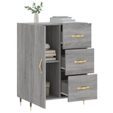 Sideboard Grey Sonoma 69.5x34x90 cm Engineered Wood 827898