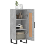 ZNTS Sideboard Concrete Grey 34.5x34x90 cm Engineered Wood 830472