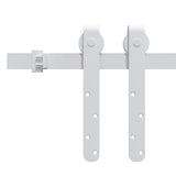 Mini Sliding Cabinet Door Kit Carbon Steel White 152 cm 151692