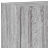 4 Piece TV Wall Units Grey Sonoma Engineered Wood 3216505