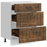 Kitchen Base Cabinet Lucca Smoked Oak Engineered Wood 854274