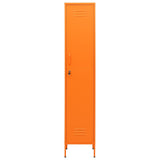 Locker Cabinet Orange 35x46x180 cm Steel 336255