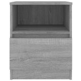 Bedside Cabinets 2 pcs Grey Sonoma 40x40x50 cm Engineered Wood 815819
