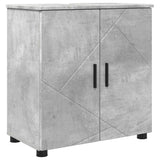 Bathroom Furniture Set Wall-mounted 2 pcs Concrete Grey 3392936