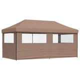 Party Tent Folding Brown 292 x 580 x 315 cm Oxford Fabric 42023658