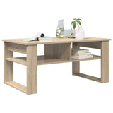 Coffee Table Sonoma Oak 96 x 54 x 44 cm Engineered Wood 8000150