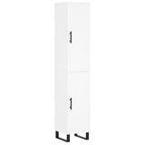 Highboard White 34.5x34x180 cm Engineered Wood 3198809