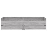 Bed Frame with Storage Concrete Grey 80 x 200 cm 3429618