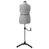 Adjustable Dress Form Female Height Adjustable Grey L Velvet 42018610