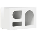 TV Cabinet High Gloss White 60 x 35 x 40 cm Engineered Wood 891288