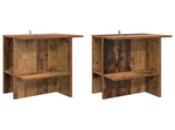 Coffee Table 2 pcs Old Wood 40 x 30 x 49 cm Engineered Wood 8001076