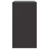 Sideboard Black Cold-rolled Steel Medium Sideboard Rectangular 841649