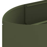 Raised Garden Bed Olive Green 140 x 40x 40 cm Steel 8011715