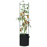 Tomato Cages with Plant Bags 6 pcs 154 cm Steel and PP 3281490