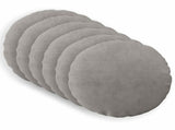 Cushion Cover 6 pcs HEERLEN Light Grey 60 cm Corduroy 922918