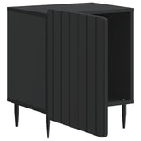 Bedside Cabinet Black 43 x 34.5 x 52 cm Engineered Wood 894337