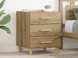 Bedside Cabinet Artisan Oak 40 x 40 x 66 cm Engineered Wood 880614