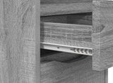 Bedside Table Grey Sonoma 30.5 x 30 x 43 cm Engineered Wood 888809
