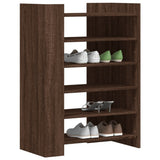 Shoe Cabinet Brown Oak 74.5x37.5x100 cm Engineered Wood 848436