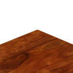 ZNTS Coffee Table Solid Acacia Wood Honey Finish 100x50x30 cm 245655