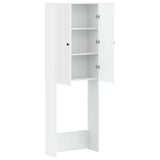 Toilet Cabinet EDE White 66 x 25.5 x 190 cm Engineered Wood 896035
