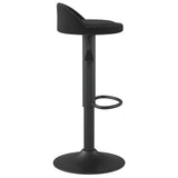Bar Stools 2 pcs Black Velvet 333598