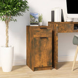 Desk Cabinet Smoked Oak Engineered wood 33.5x50x75 cm 817129