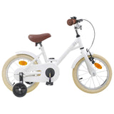 Kids Bike 14 Inches for 3-5 Years Old White 42009206